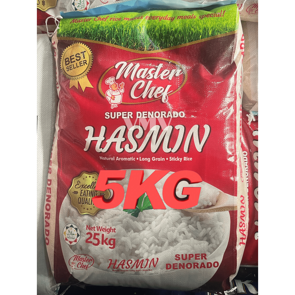 5kg Master Chef Hasmin Super Denorado Rice Bigas REPACKED | Shopee ...