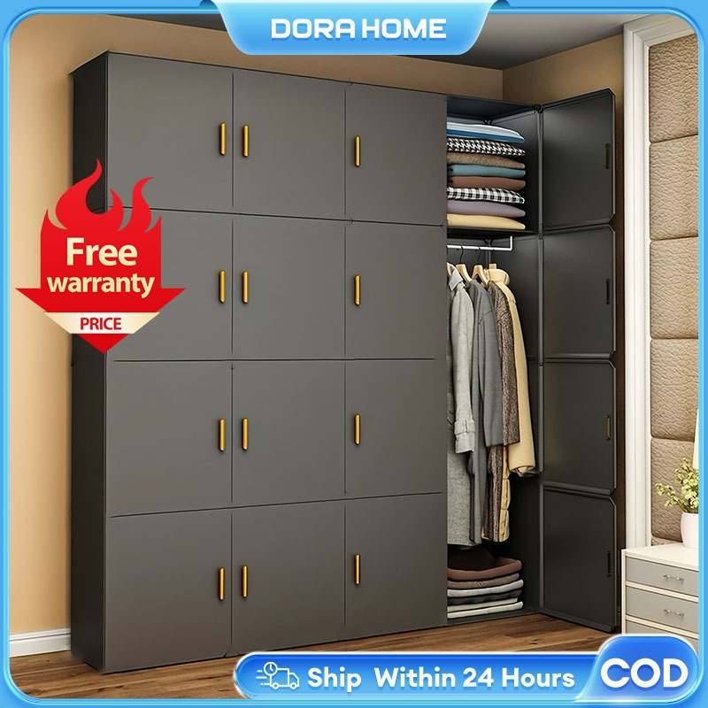 Dora Stackable Storage Wardrobe Multifunctional Storage Clothes/Shoes ...