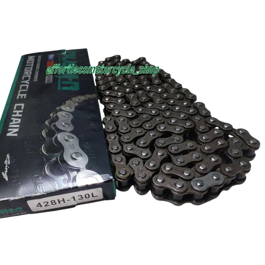 Racing chain Motorcycle 428H-110L / 428H-120L / 428H-130L | Shopee ...
