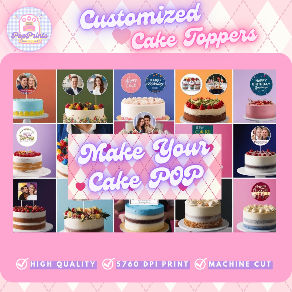 Customized 3D Cake Toppers | Shopee Philippines