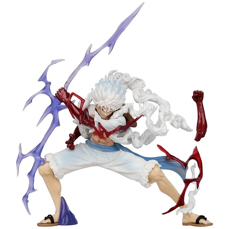 One Piece Luffy GEAR 5 Anime Figures Nika Sun God PVC Action Figurine ...