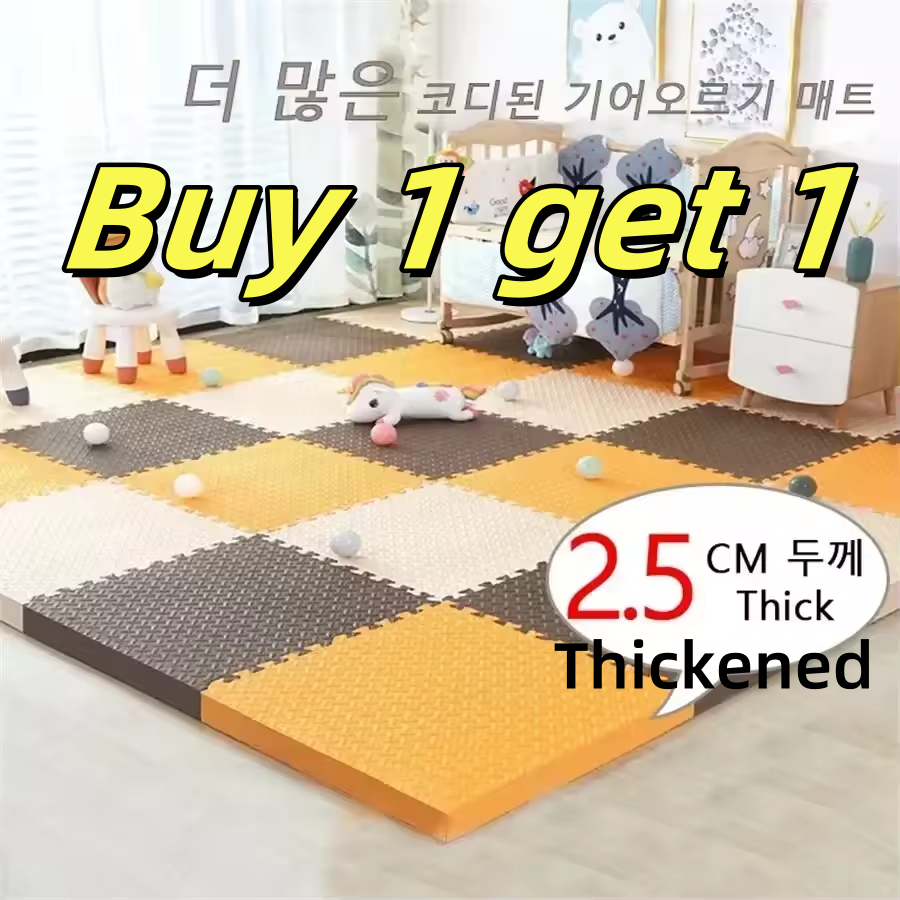 Buy 1 get 1 Baby Play Mat 60x60cm Rubber Floor Mat Foam Puzzle Floor ...
