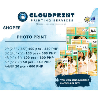 Bulk 50/100pcs Affordable Photo Print, 2R-3R-4R-5R-6R-8R-A4, High ...