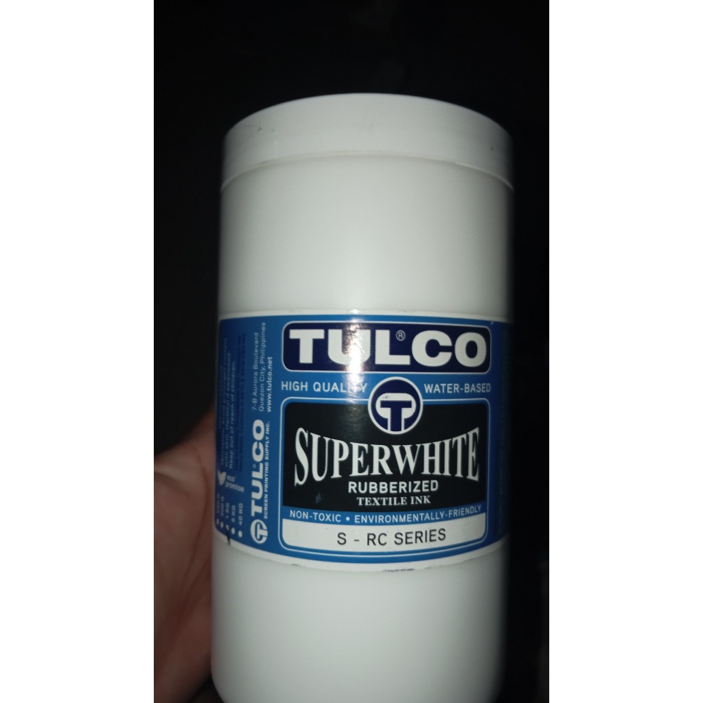 Tulco Super White S-RC Series Water-Based Ink Silkscreen Fabric TShirt ...