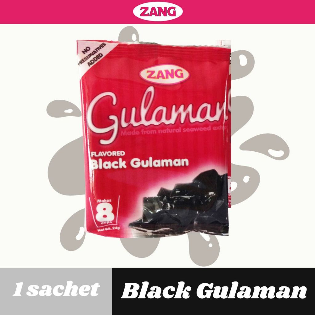Zang Gulaman Black Gulaman (1 Sachet) | Shopee Philippines