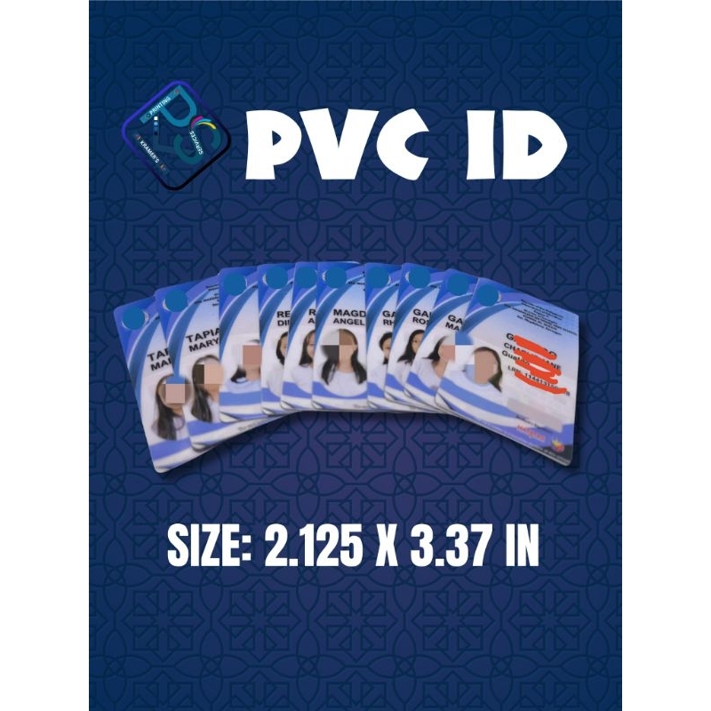 CUSTOMIZED PVC ID| PRINT ONLY PVC | Shopee Philippines