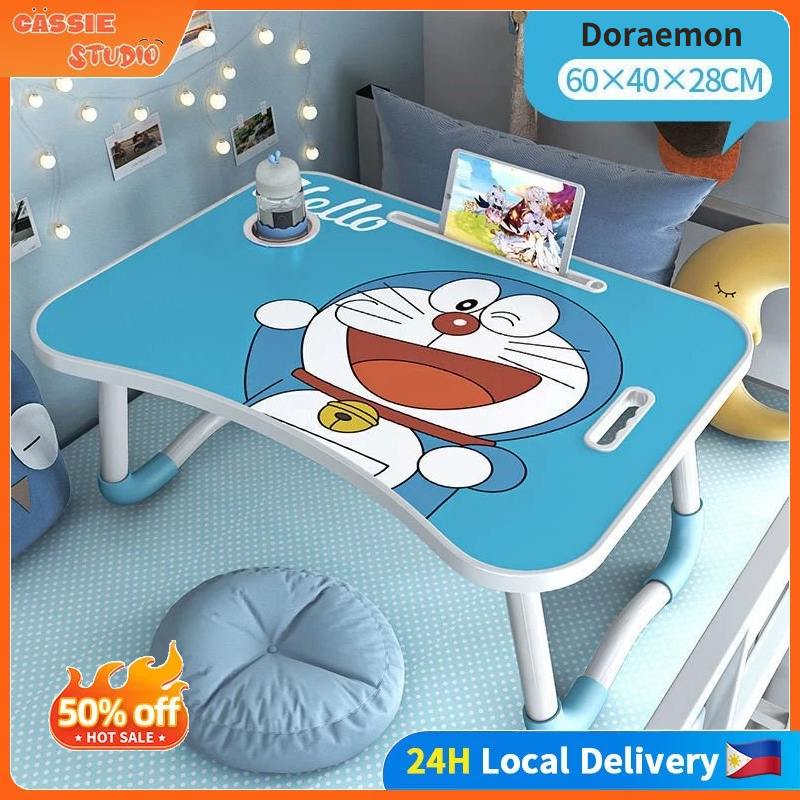 Cartoon Table Foldable Laptop Table MINI Desk Study Wooden Table Desk ...