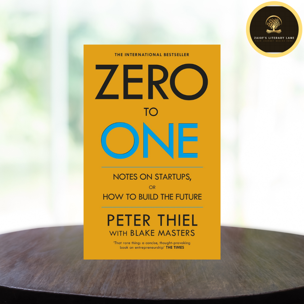Zero To One by Peter Masters, Blake and Thiel | Shopee Philippines
