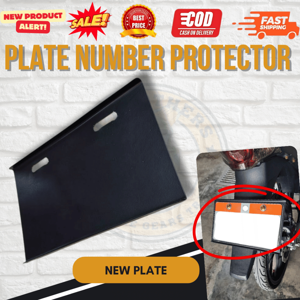 PLATE NUMBER PROTECTOR HARD METAL FOR MOTORCYCLE | Shopee Philippines