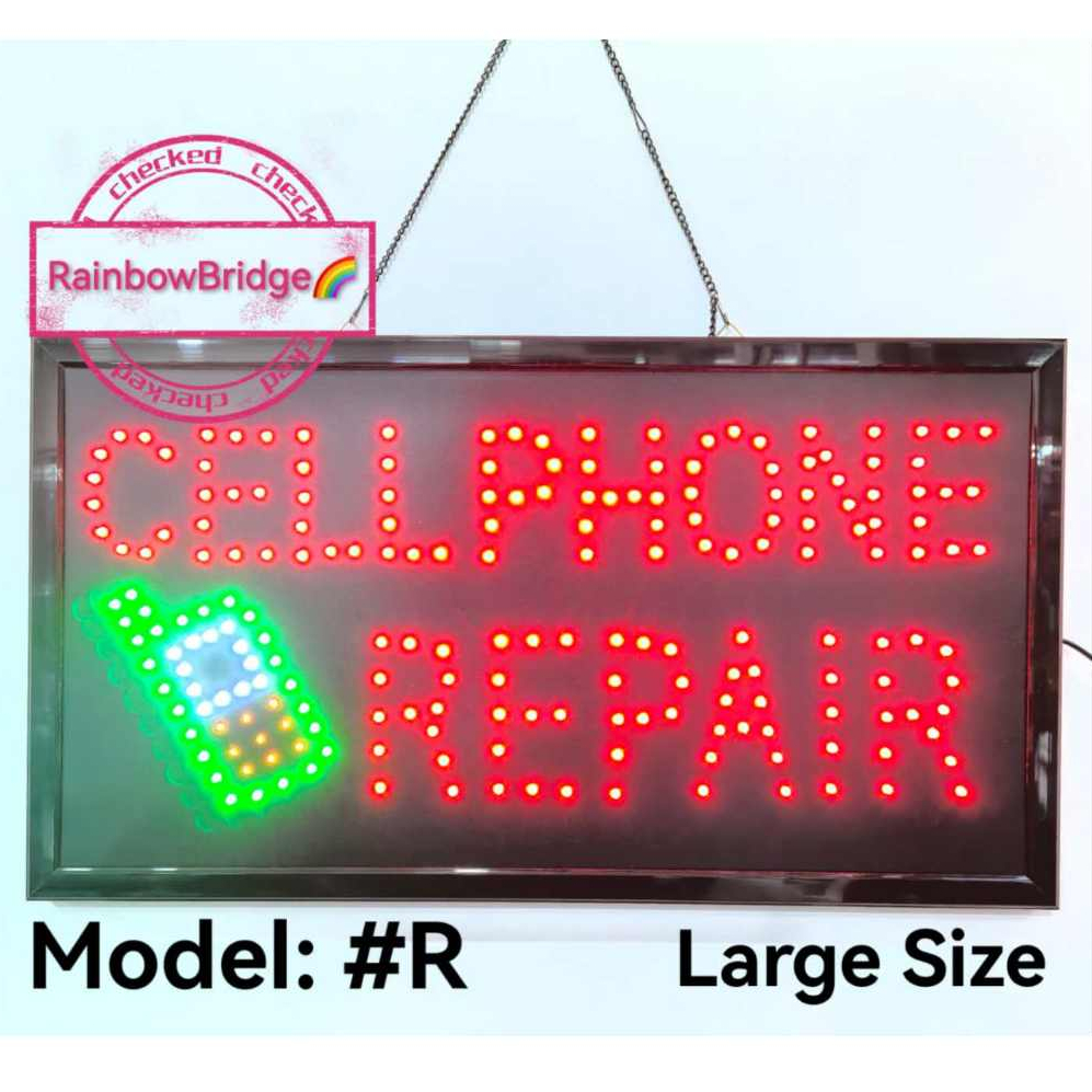CELLPHONE REPAIR - RAINBOW BRIDGE LED SIGNAGE (New-Small-Large) #SIZE ...