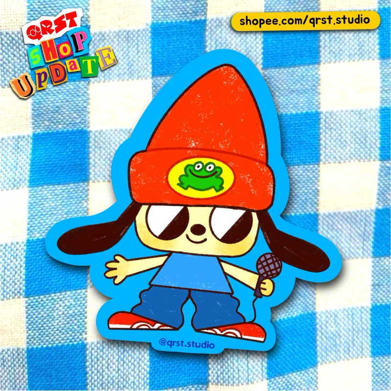 Parappa the Rapper Stickers • Game Fan Art • QRST Studio | Shopee ...