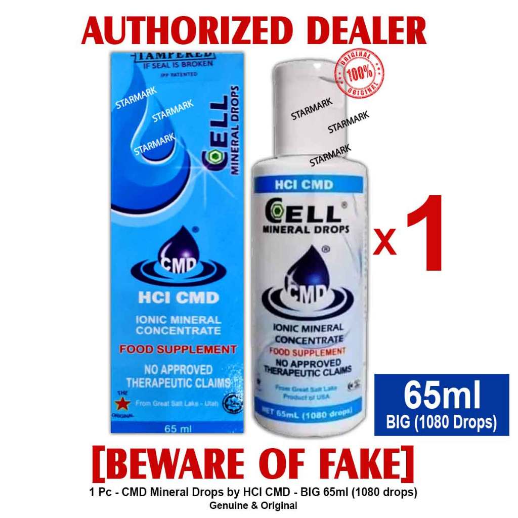 CMD Drops CMD Mineral Drops HCI CMD Cell BIG 65ml or 1080 drops Red ...
