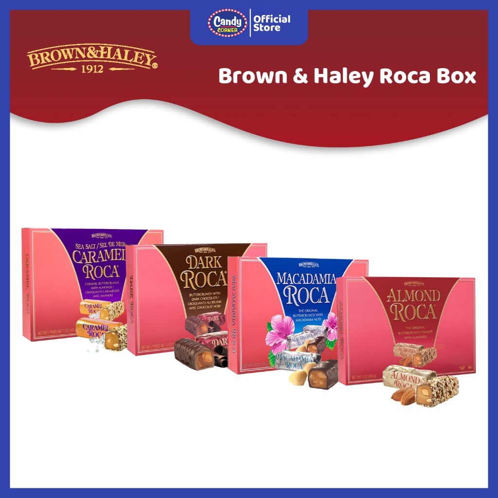 Brown & Haley Almond Roca Chocolate Box 140g | Shopee Philippines