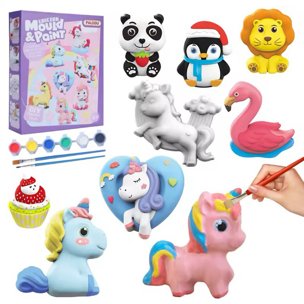 Mould and Paint Gypsum DIY Painting Plaster Activity Educational Toys ...