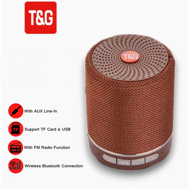 T&G TG-511 Mini Portable Bluetooth Speaker with strap