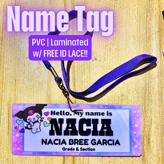 Shop pvc name tag personalized for Sale on Shopee Philippines