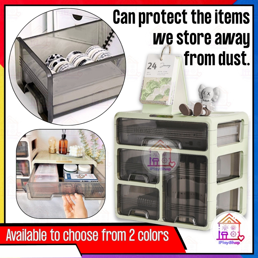 Large Capacity Desktop Storage Organizer Multi-Function Storage Drawer ...