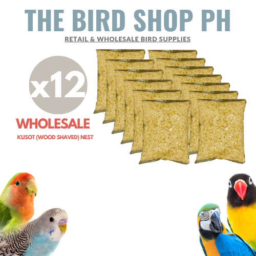 The Bird Shop PH [WHOLESALE] Bird Nesting Materials Kusot Fiber Hay Ipa  12pcs