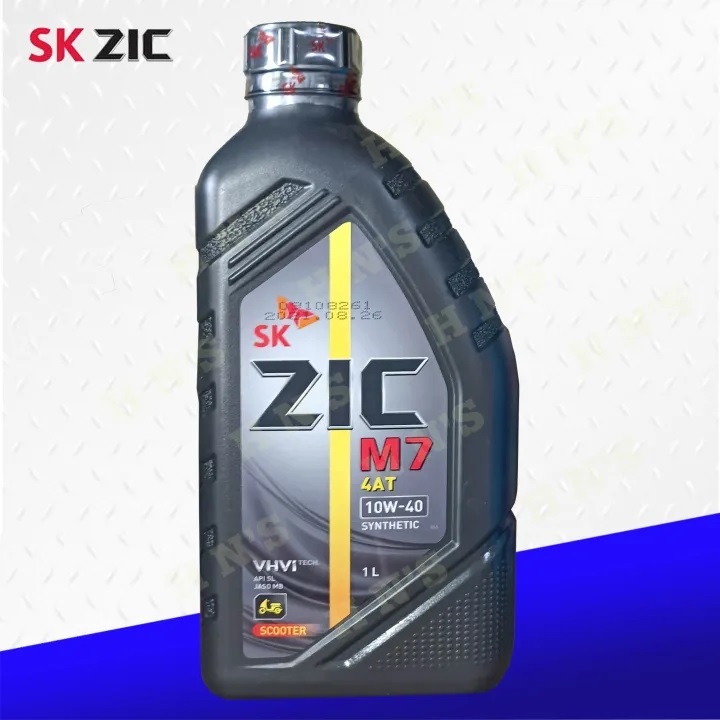 SK ZIC M7 4AT 10W-40 JASO MB SCOOTER Synthetic Oil 1L | Shopee Philippines