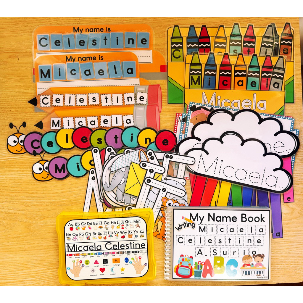 Personalize Name Activity Set and Booklet | Shopee Philippines