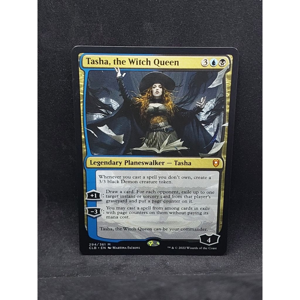 tasha mtg card MTG Commander Deck EDH Deck Tasha, the Witch Queen 100 Magic Cards Custom  Deck Dimir Planeswalker