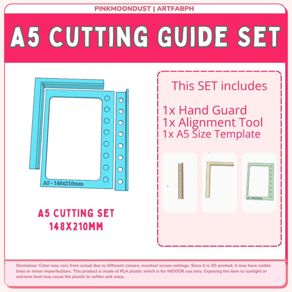 Paper Cutting Trimming Guide for Journals & Crafts | With Hand Guard ...