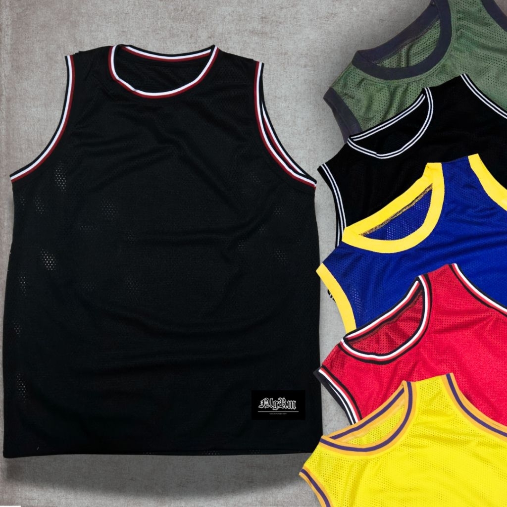 Simple and plain sando Jersey | Basic Mesh fabric | Shopee Philippines