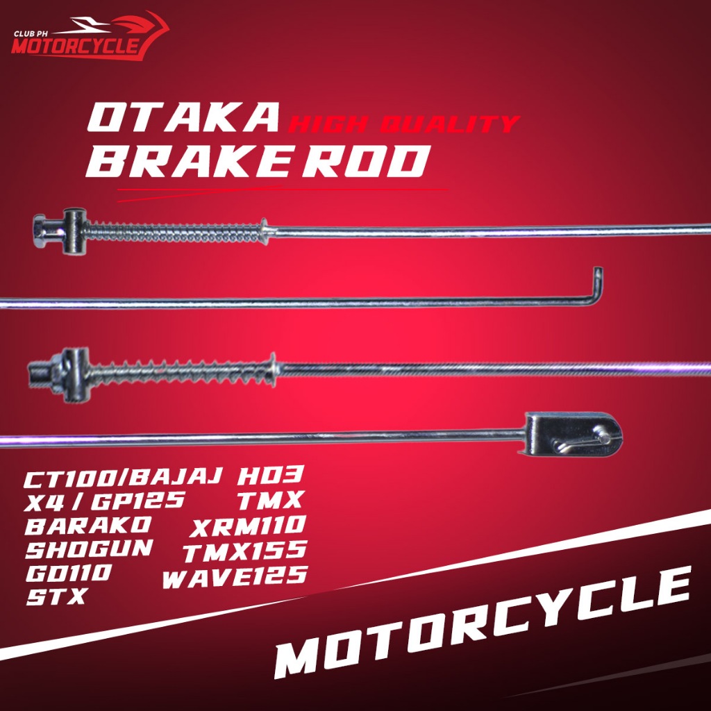 Motorcycle Brake Rod for Xrm Wave 125 Hd3 Tmx Ct100 Barako X4 Stx ...