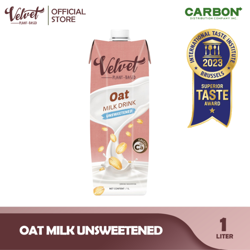 Velvet Oat Milk Unsweetened 1L | Shopee Philippines