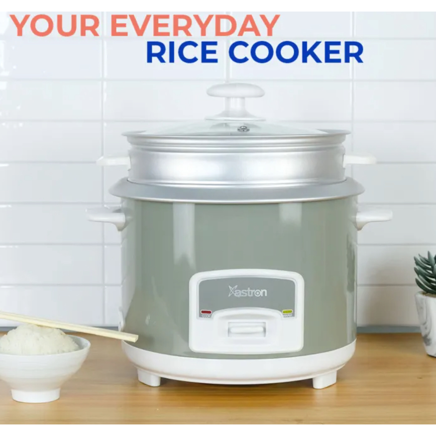 Astron GRC-1827 Rice Cooker with Steamer (1.8L) colors will vary ...