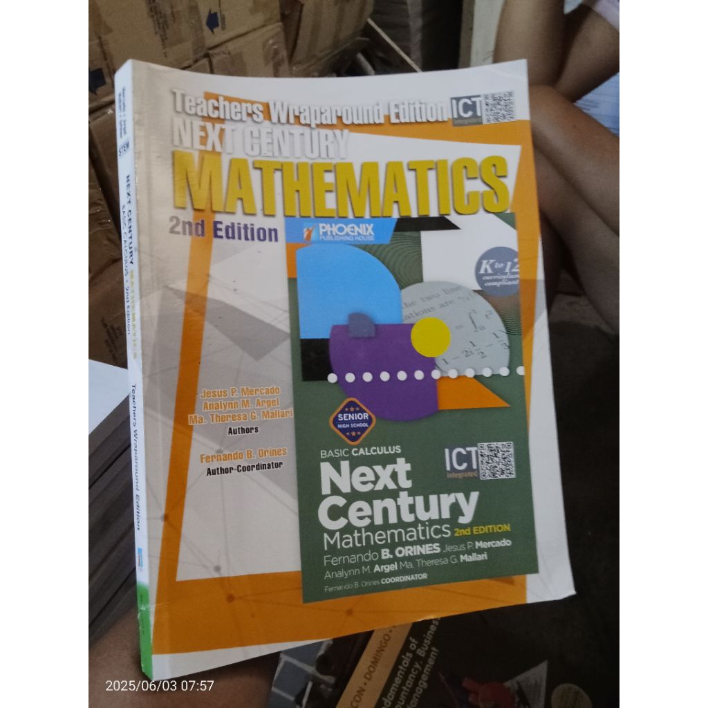 next century mathematics basic calculus teacher manual. | Shopee ...
