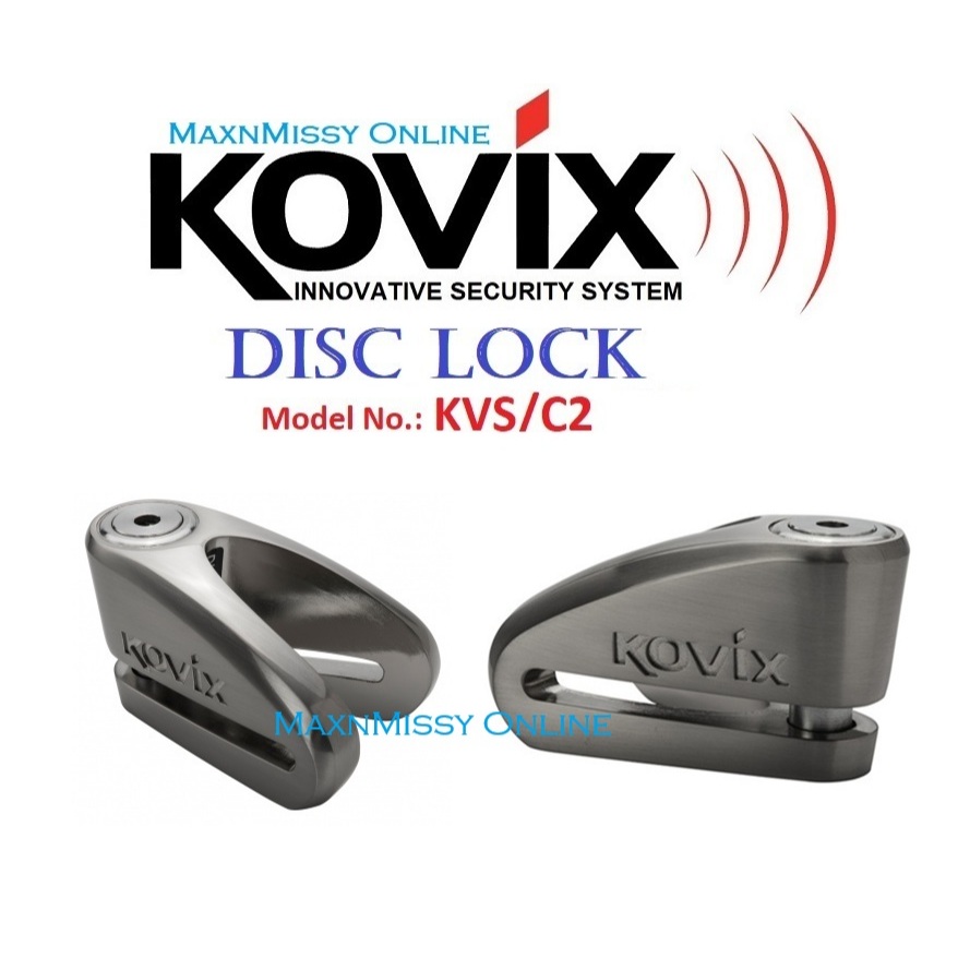 KOVIX DISC BREAK LOCK (NO ALARM) for Motorcycle or Electric Motorcycle ...