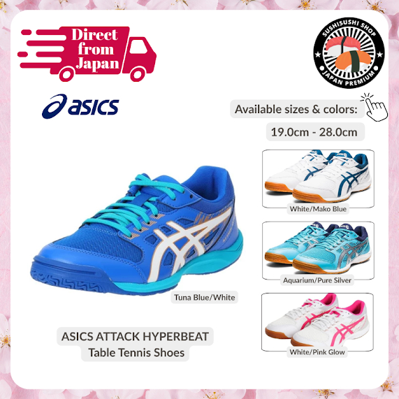 ASICS ATTACK HYPERBEAT Table Tennis Shoes,Unisex Adult 19-28cm,4colors ...