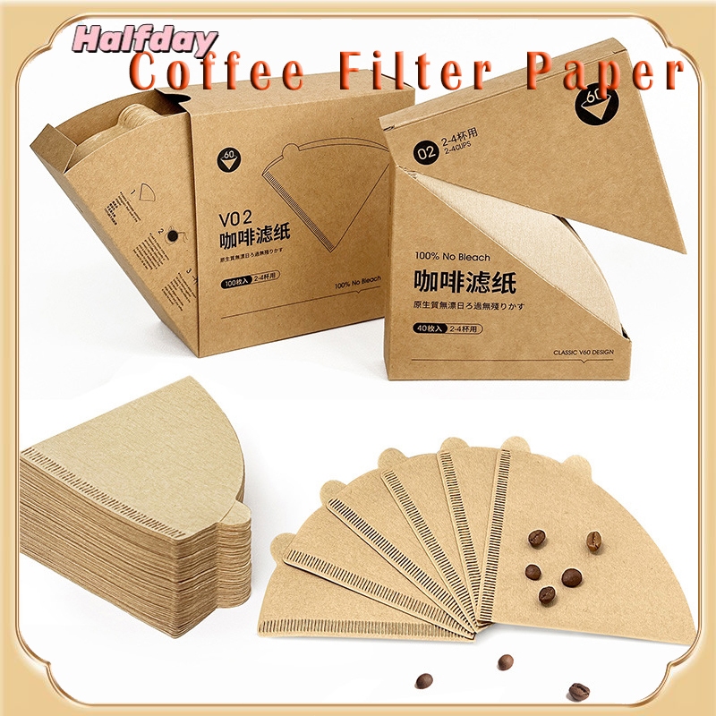 100psc Premium Eco-Friendly Coffee Filter Papers Bulk Drip Paper ...