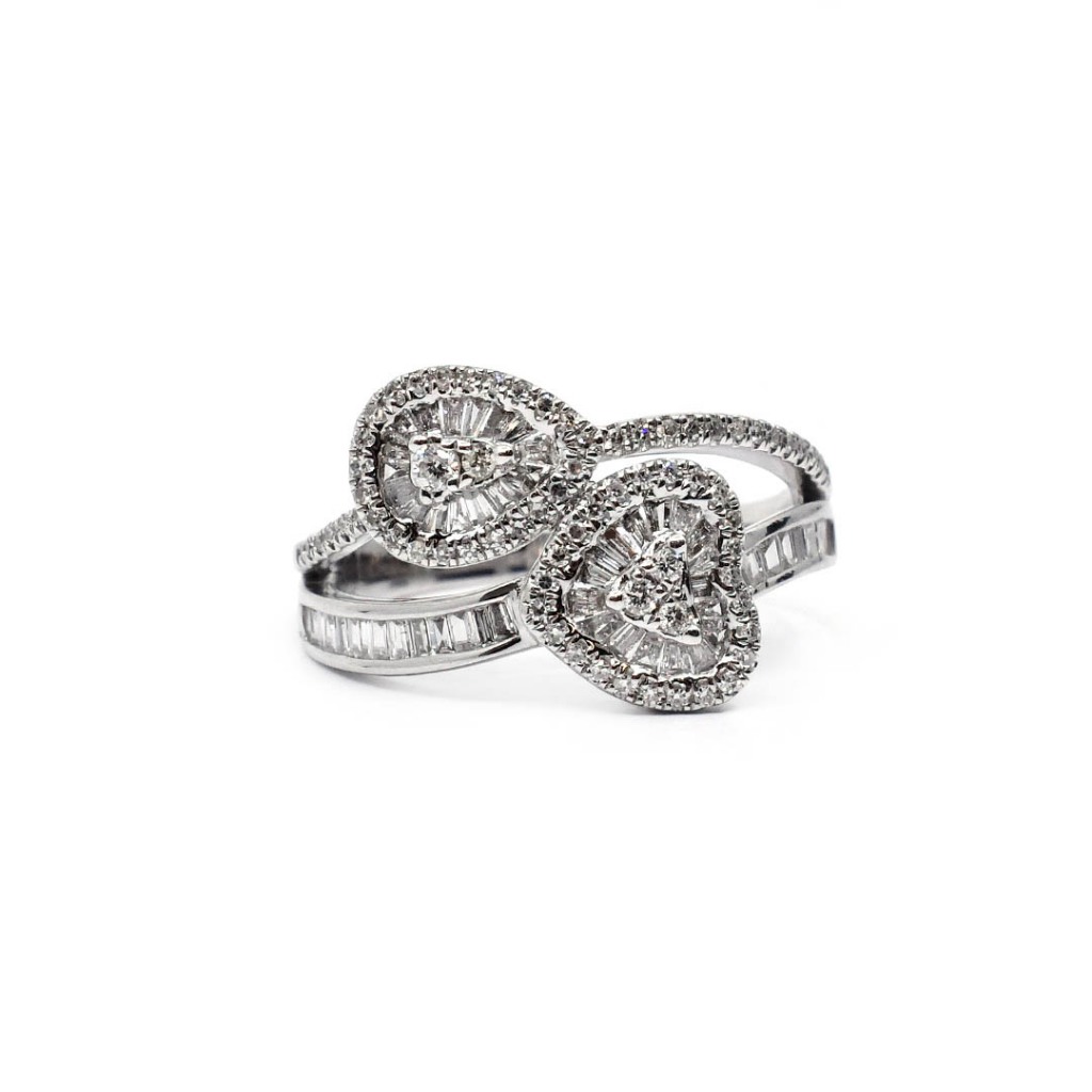 14K Locally Made White Gold Lady Ring EL25-B01045 | Shopee Philippines