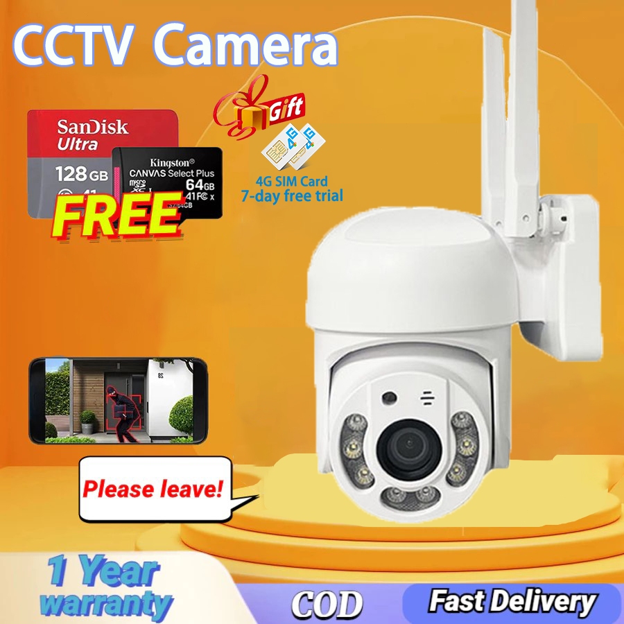 V380 Pro Free 4G SIM Camera Outdoor IP66 Waterproof CCTV 1080P Night ...