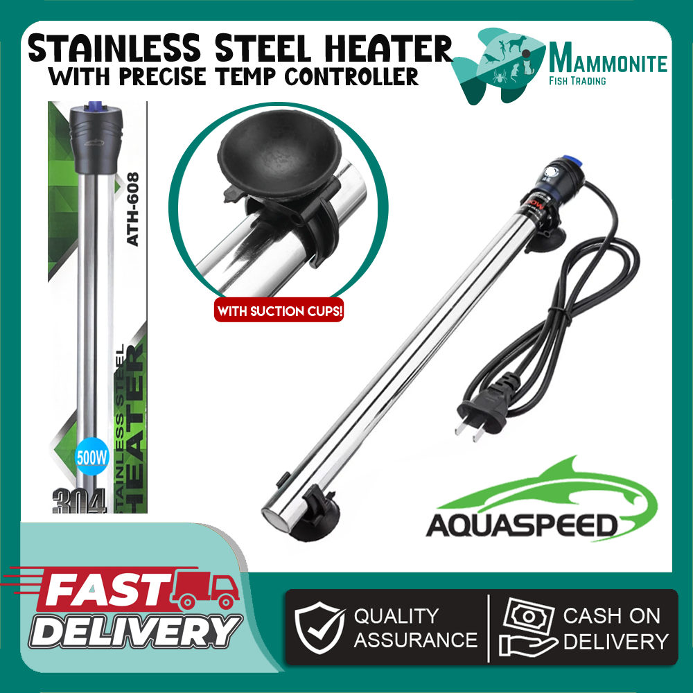 Gallery Detail: Aquaspeed Aquarium Stainless Steel Heater 5 Gallons Temperature For