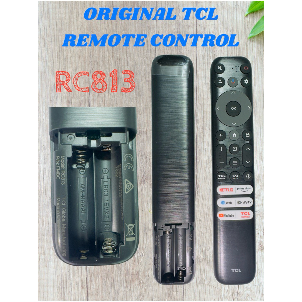 NEW MODEL ORIGINAL TCL REMOTE CONTROL COMPATIBLE TO ALL TCL ANDROID AND ...