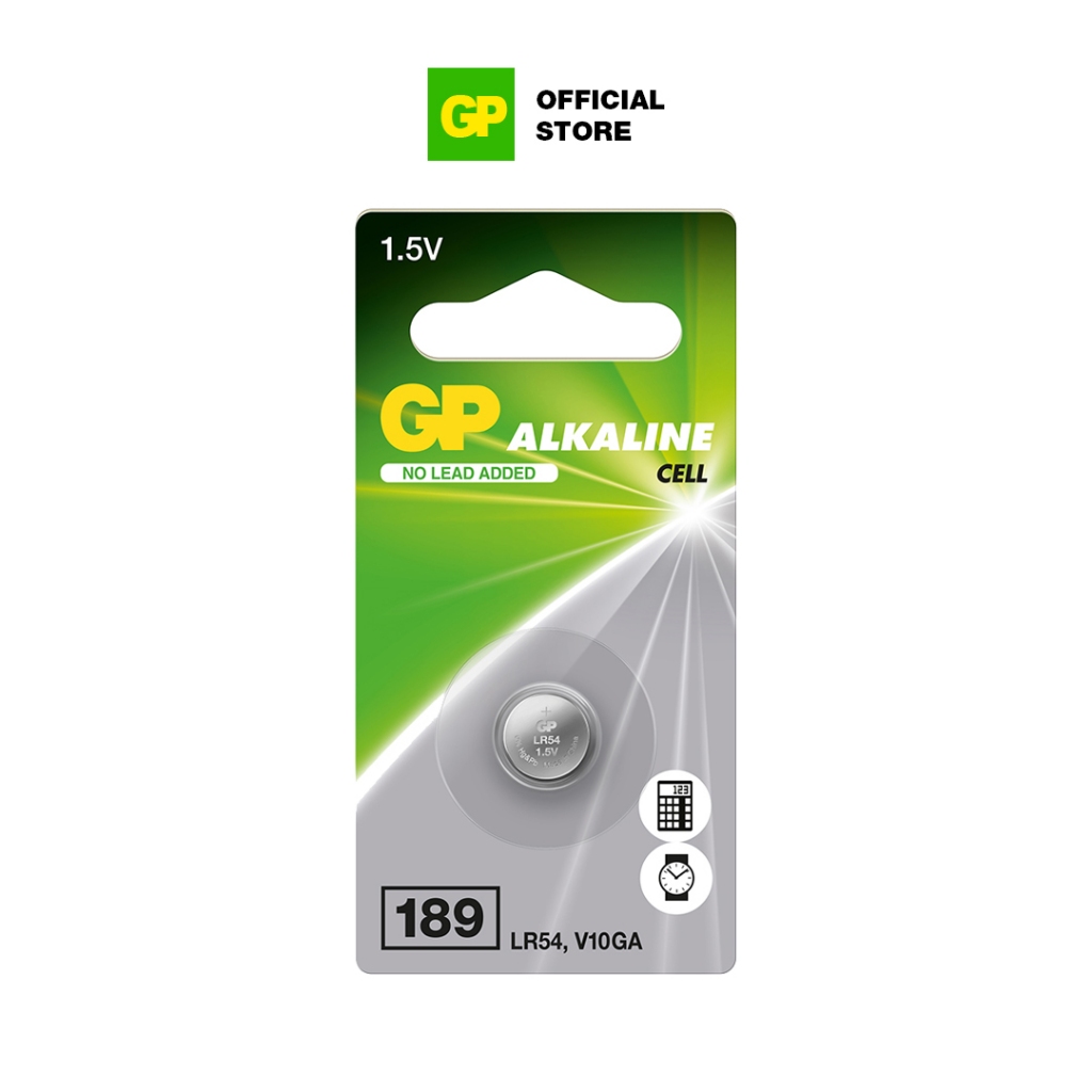 GP Alkaline Button Cell LR54/AG10/LR1130 Mercury Free [Pack of 1s ...
