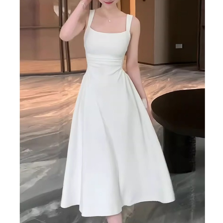 white bodycon dress for graduation summer midi dress for women Plus Size  Casual dress Korean style