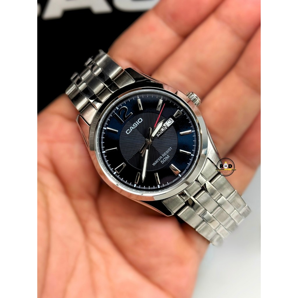 MTP-1335D-2A Analog Stainless-Steel Men's Watch | Shopee Philippines