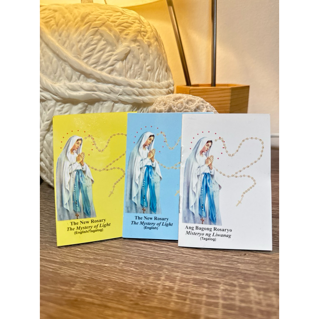ROSARY GUIDE (English or Tagalog or English/Tagalog) 2.5 x 3.8 inches ...