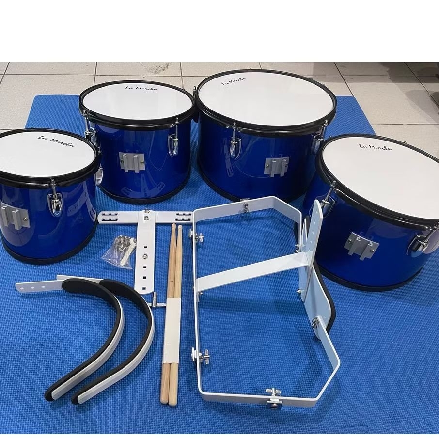 La Marcha Quadro 4 pcs marching drums 8