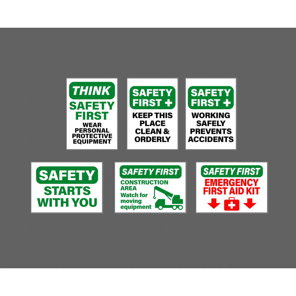 Shop safety first sign for Sale on Shopee Philippines