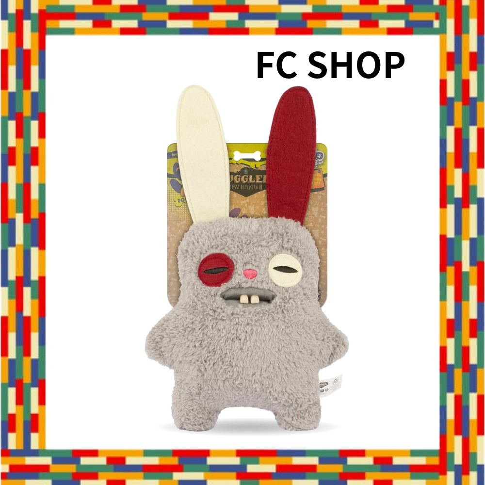 Fuggler Rabbit Grey Dog Toy with Sounds, Authentic | Shopee Philippines