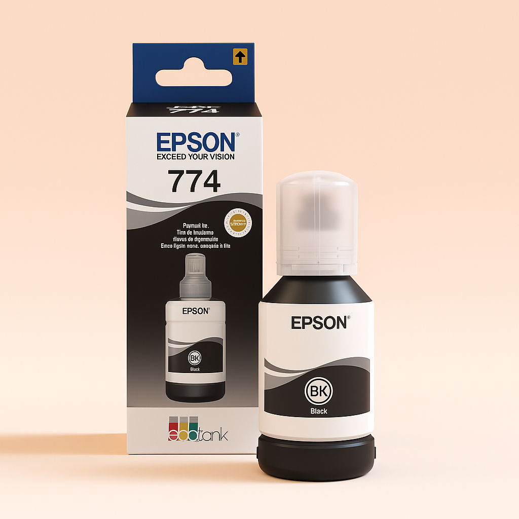 【Free Shipping】Epson ink 774 Pigment Black 140ml Ink EPSON Workforce ...