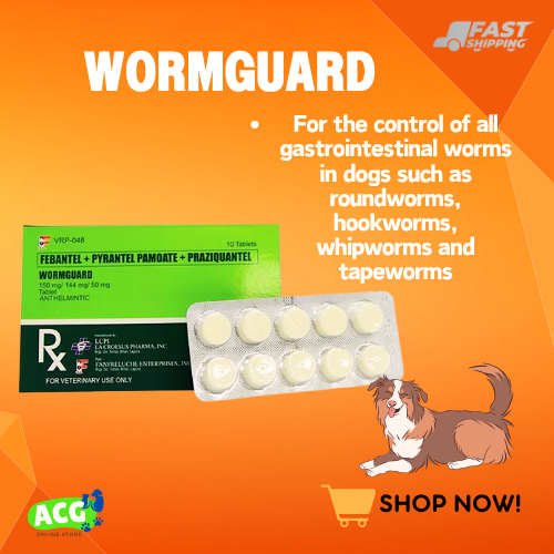 Wormguard Dewormer for Dog/Puppy (1 Tablet with Sticker) | Shopee ...