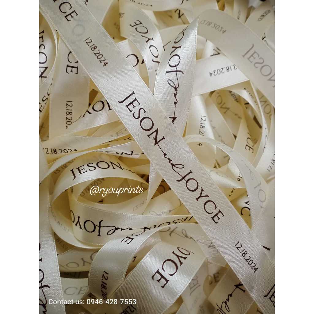 Wedding Ribbons Personalized ribbons for wedding favors and other ...