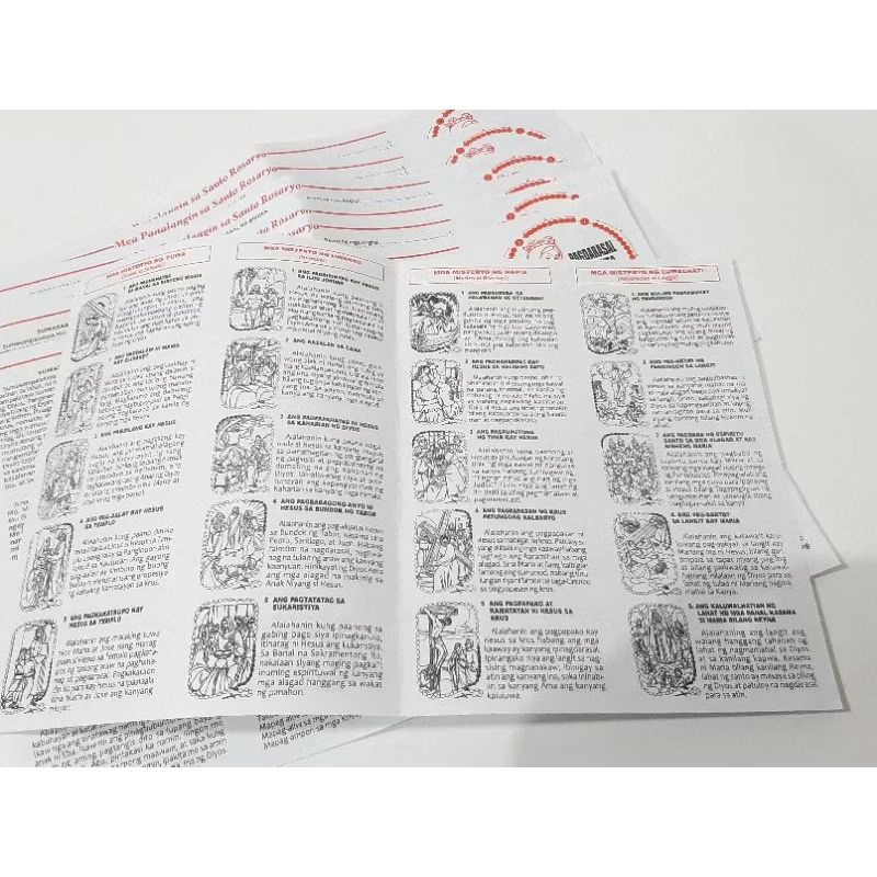 PAGDARASAL NG SANTO ROSARYO BUNDLE OF 100 | Shopee Philippines