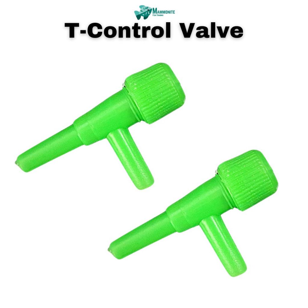 5pcs Plastic T Control Valve Aquarium Multiple Air Passage Connector ...